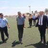 والي القيروان : معاينة إنتهاء أشغال مشروع إعادة تعشيب الملعب الفرعي علي زواوي